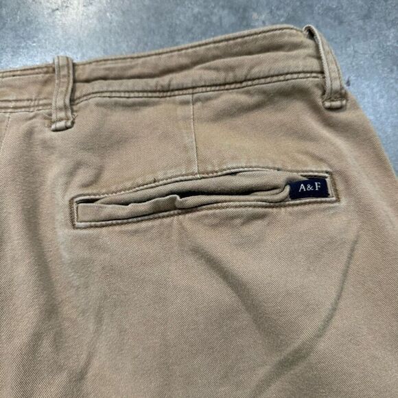 Abercrombie & Fitch Tan Men’s Size 30x27.5 Skinny Chino Cotton Blend Preppy - Picture 10 of 16